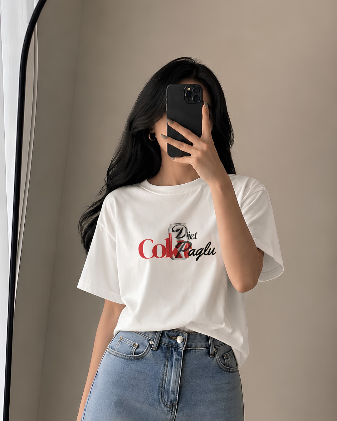 Unisex DietcokePaglu Oversized Premium Cotton T-Shirt