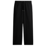 Black Wide-Leg Oversized Sweatpants – Heavyweight Cotton Loose Fit Joggers
